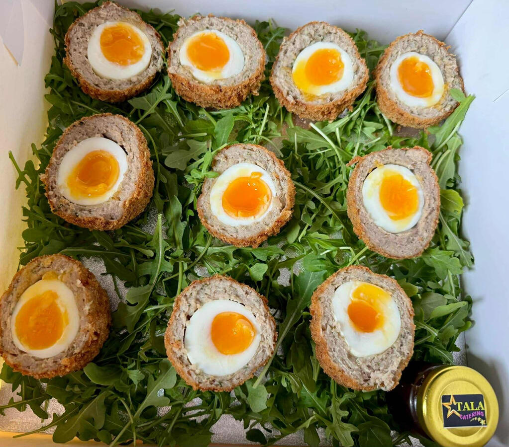 Box of Scotch Eggs